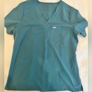 Figs hydrogreen scrub top